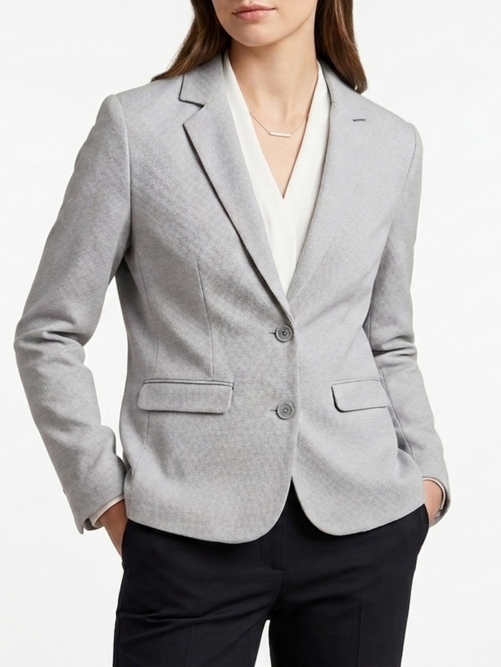 ANDE New York Gray Blazer XL 14-16 Career Office Jacket NWT